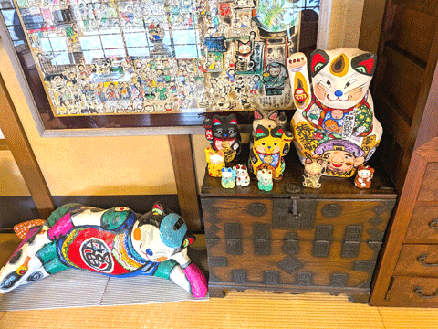 伊勢福おかげ横丁「招福茶屋」 三重県伝統工芸品市木木綿織元向井ふとん店