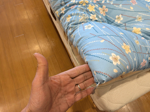 オーダーメイド手作り敷布団　　三重県熊野市向井ふとん店