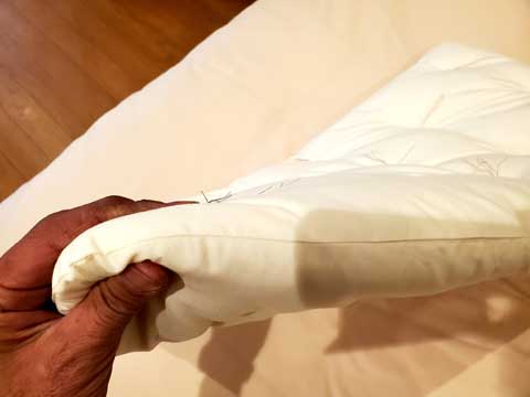 ゆりかご用サイズオーダー手作りベビー布団 三重県熊野市向井ふとん店