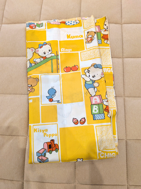 持ち込み生地で手作りベビー布団　三重県熊野市向井ふとん店