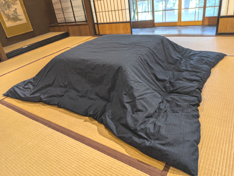 奈良県宇陀市からご注文、サイズオーダー手作りこたつ布団