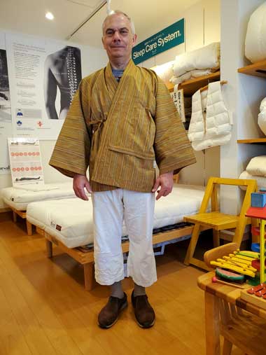 熊野古道インパウンドツアーガイド、市木木綿上っ張り　向井ふとん店