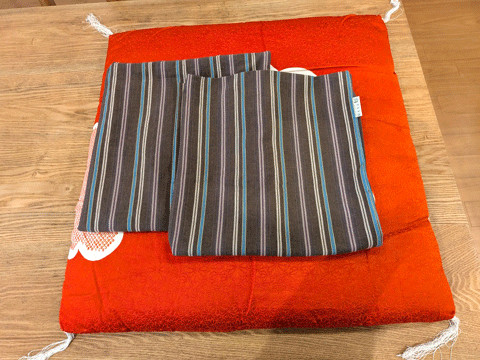 オーダーメイド三重県伝統工芸品市木木綿座布団カバー　向井ふとん店