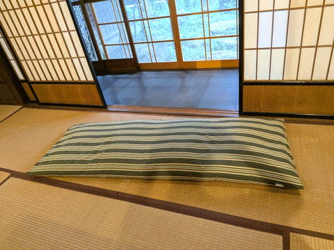 奈良県橿原市からご注文、市木木綿お昼寝布団　三重県伝統工芸品市木木綿