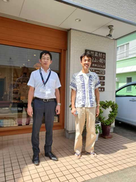 三重県熊野市の手作り布団と市木木綿の店、向井ふとん店