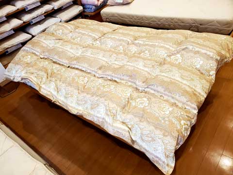 羽毛布団リフォーム仕立替え事例　三重県熊野市向井ふとん店