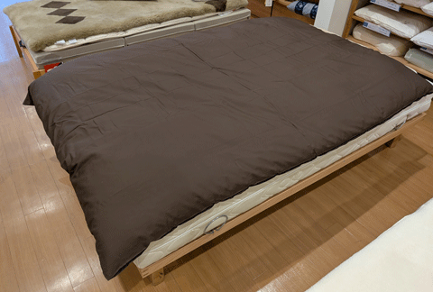 サイズ、綿量オーダーメイド手作り掛け布団　三重県熊野市向井ふとん店