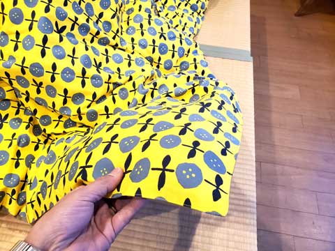 打ち直し手作りコタツ布団カバータイプ 三重県熊野市向井ふとん店