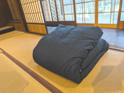 奈良県宇陀市からご注文、手作りこたつ布団　三重県熊野市向井ふとん店