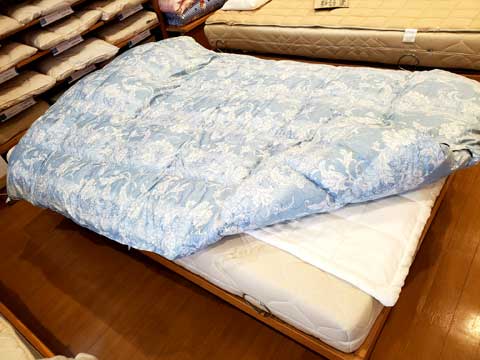 羽毛布団仕立替えリフォーム事例　三重県熊野市向井ふとん店