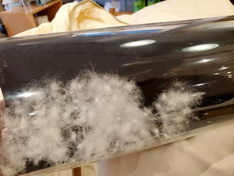 羽毛布団作り替えリフォーム　三重県熊野市向井ふとん店