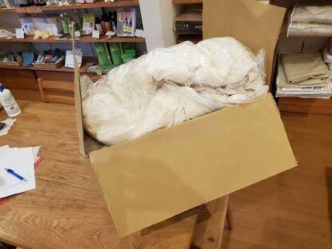 羽毛布団作り替えリフォーム　三重県熊野市向井ふとん店