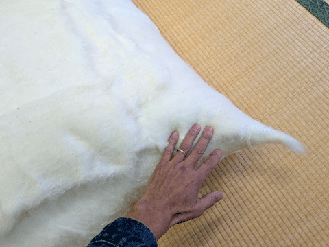 手作り座布団プレゼント　三重県熊野市向井ふとん店