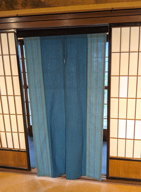オーダーメイド市木木綿暖簾　三重県伝統工芸品市木木綿織元向井ふとん店