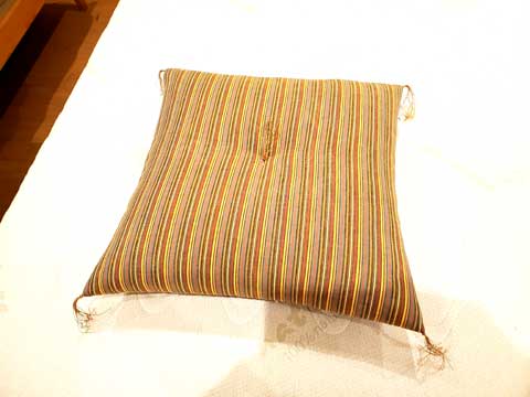 座椅子用サイズオーダー市木木綿手作り座布団 三重県熊野市向井ふとん店