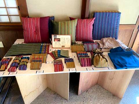 おかげ横丁「藍染ともめん展」　三重県伝統工芸品市木木綿