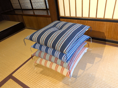 オーダーメイド市木木綿座布団　三重県熊野市向井ふとん店