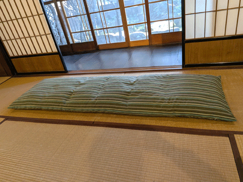 奈良県吉野郡からご注文、オーダーメイド市木木綿手作こたつ布団　三重県熊野市向井ふとん店