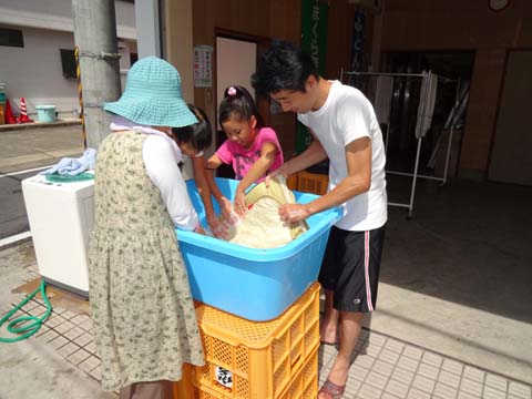 洗濯教室 三重県熊野市向井ふとん店
